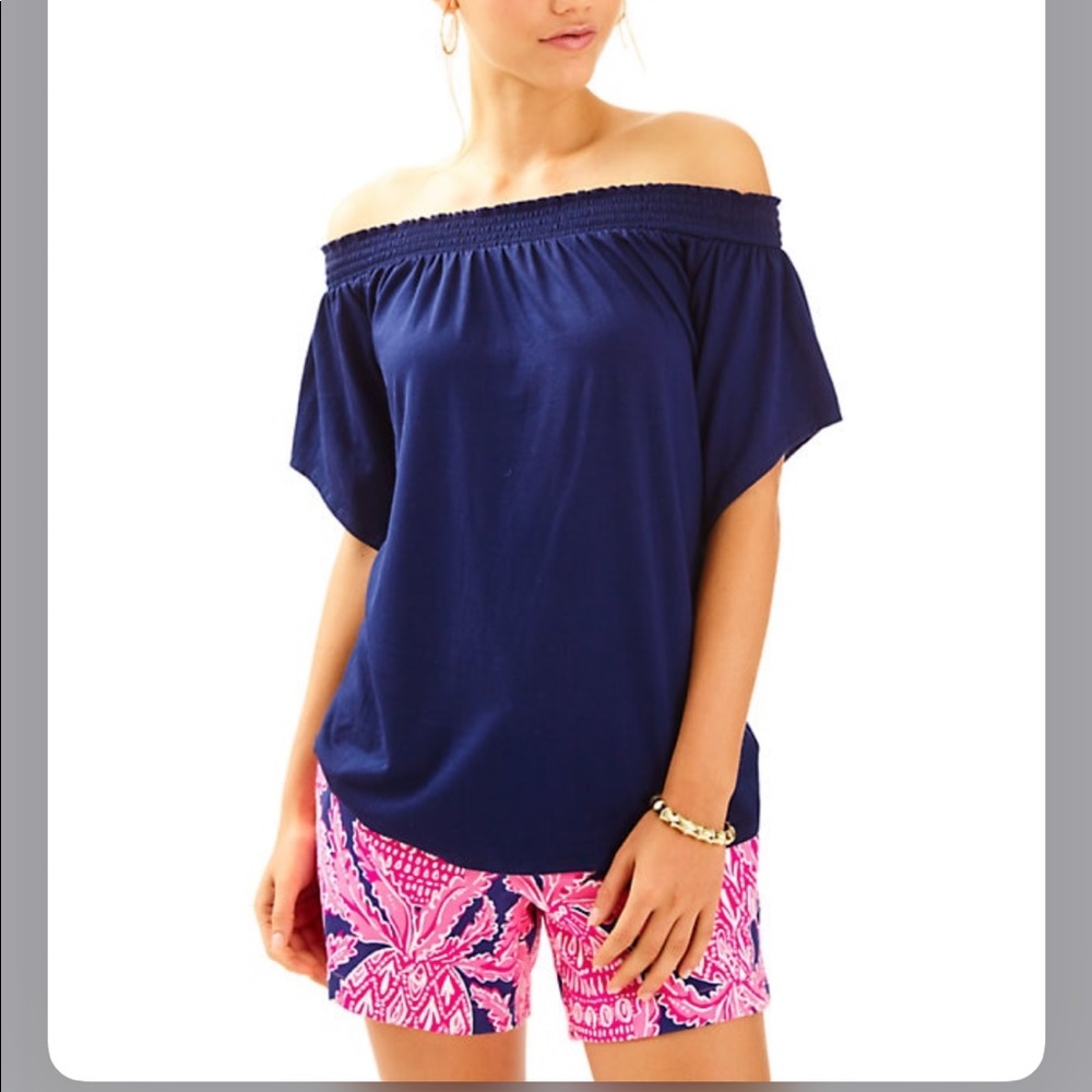 Lilly Pulitzer Almeria Off The Shoulder Top